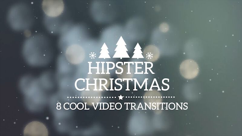 Hipster Christmas Video Transitions